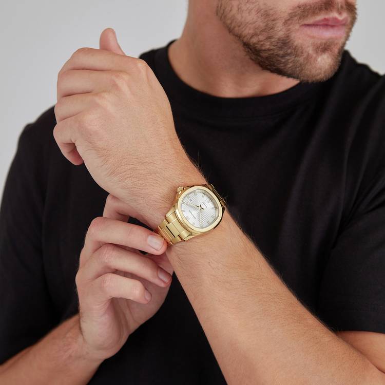 Sekonda Octaire gold plated watch 40mm, imported from the UK