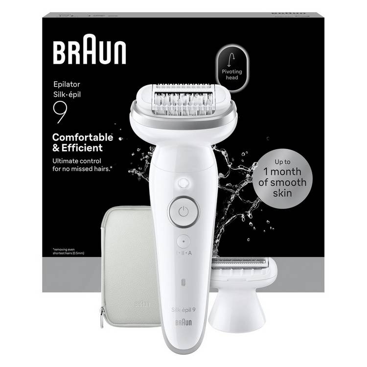 Braun 9-030 silver epilator - British product