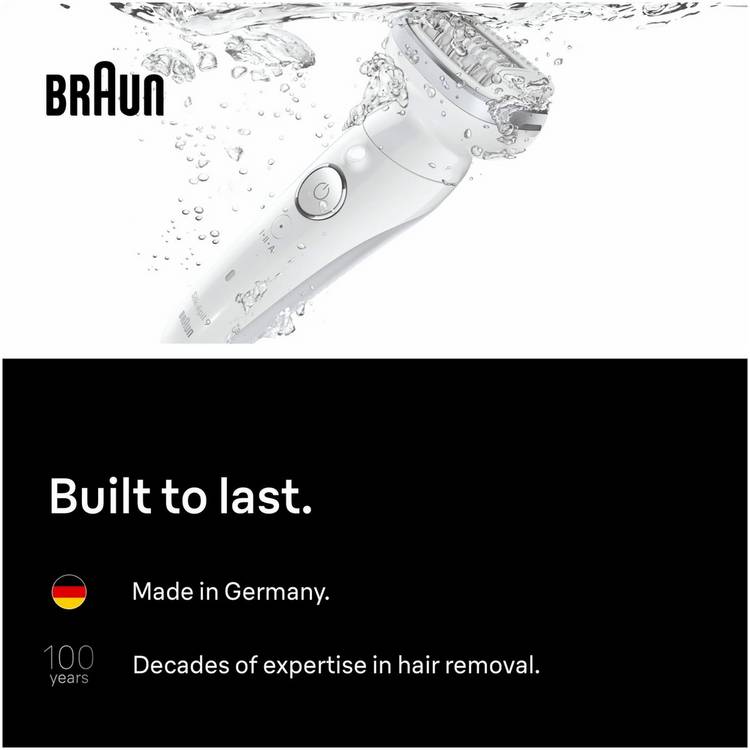Braun 9-030 silver epilator - British product