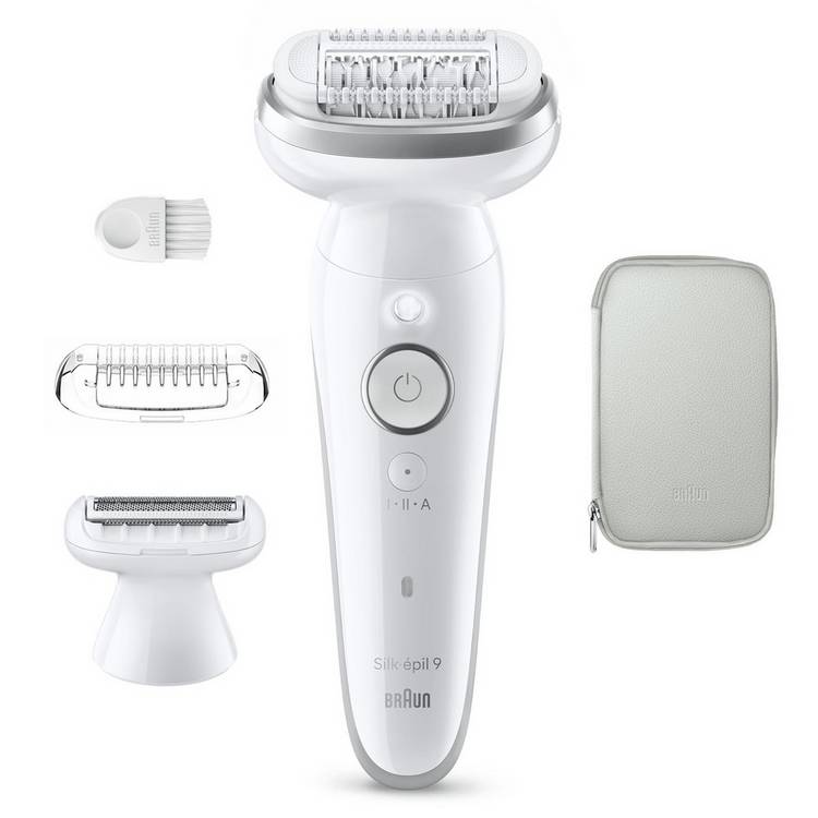 Braun 9-030 silver epilator - British product