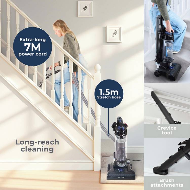 Tower corded bagless upright vacuum cleaner 4L, UK version