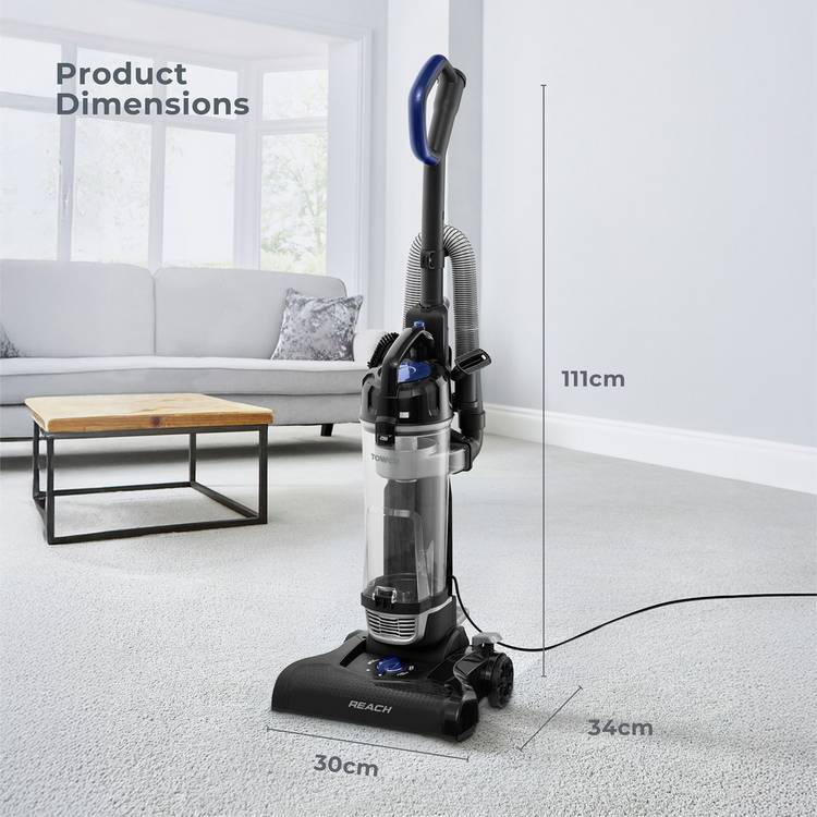 Tower corded bagless upright vacuum cleaner 4L, UK version
