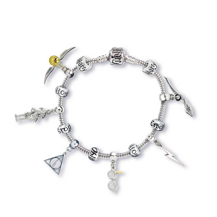 Harry Potter silver colour charm bracelet 19cm (British brand)