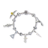 Harry Potter silver colour charm bracelet 19cm (British brand)
