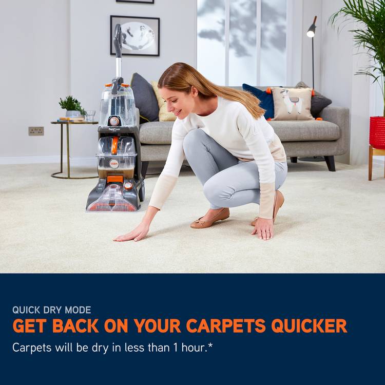 Vax Rapid Power Revive upright carpet cleaner, imported from the UK