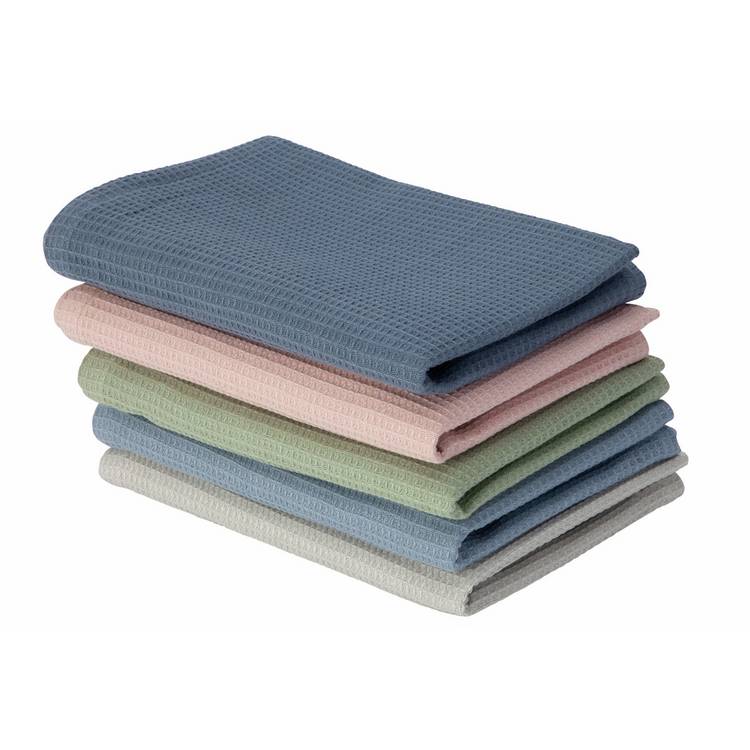 Argos Home waffle tea towels pack of 5, UK version