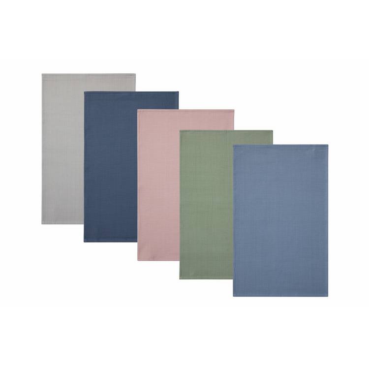 Argos Home waffle tea towels pack of 5, UK version