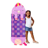 Happy Nappers Purple Unicorn sleeping bag plush medium, UK version