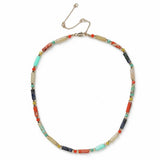 Revere multicolour beaded necklace 45cm - British product