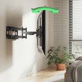 AVF multi-positional TV wall bracket black for 60-100 inch TV (British brand)