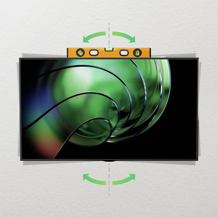 AVF multi-positional TV wall bracket black for 60-100 inch TV (British brand)