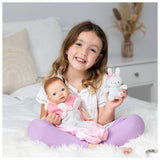 Tiny Treasures doll sleeping bag set snuggle bunny for 14 inch dolls, imported from the UK