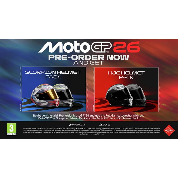 MotoGP 26 video game for PS5 (British brand)