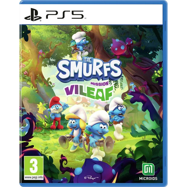 The Smurfs Mission Vileaf PS5 game, UK version