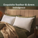 Sleepeezee feather and down medium pillow 74x48cm - British product