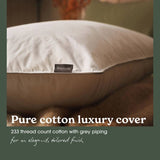 Sleepeezee feather and down medium pillow 74x48cm - British product