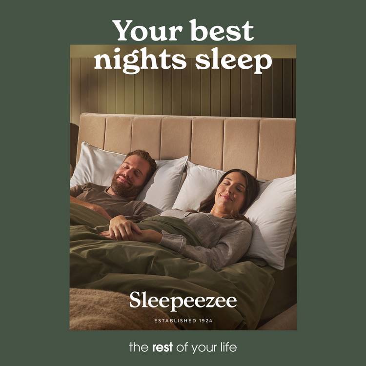 Sleepeezee feather and down medium pillow 74x48cm - British product