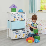 Argos Liberty House Toys Kids Dinosaur 3 Drawer Storage Unit - Blue- Buy online at McGrocer