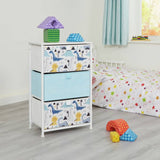 Liberty House Toys dinosaur 3 drawer storage unit - British product