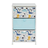 Liberty House Toys dinosaur 3 drawer storage unit - British product