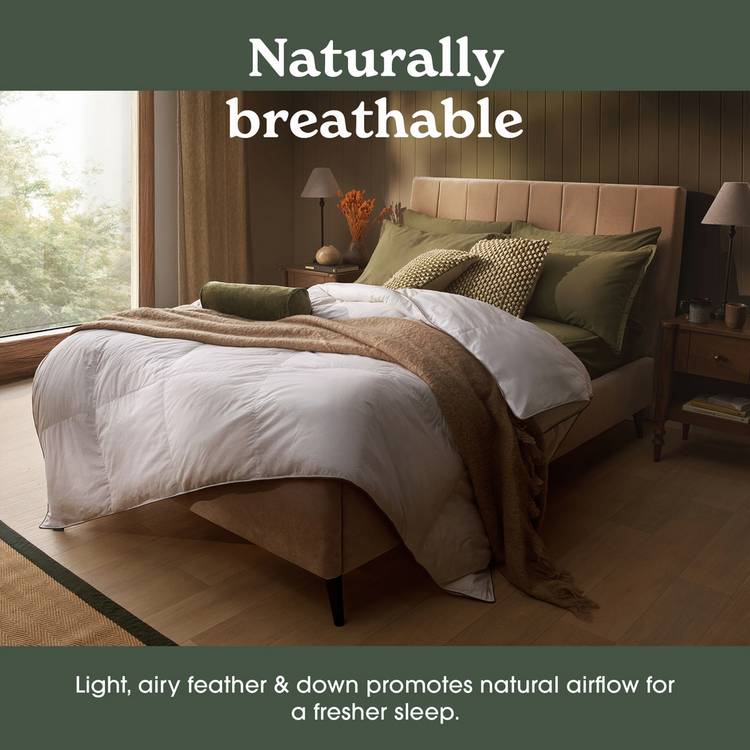 Sleepeezee feather and down double duvet 10.5 tog - British product