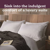 Sleepeezee Hotel Luxe medium pillow 2 pack (British brand)