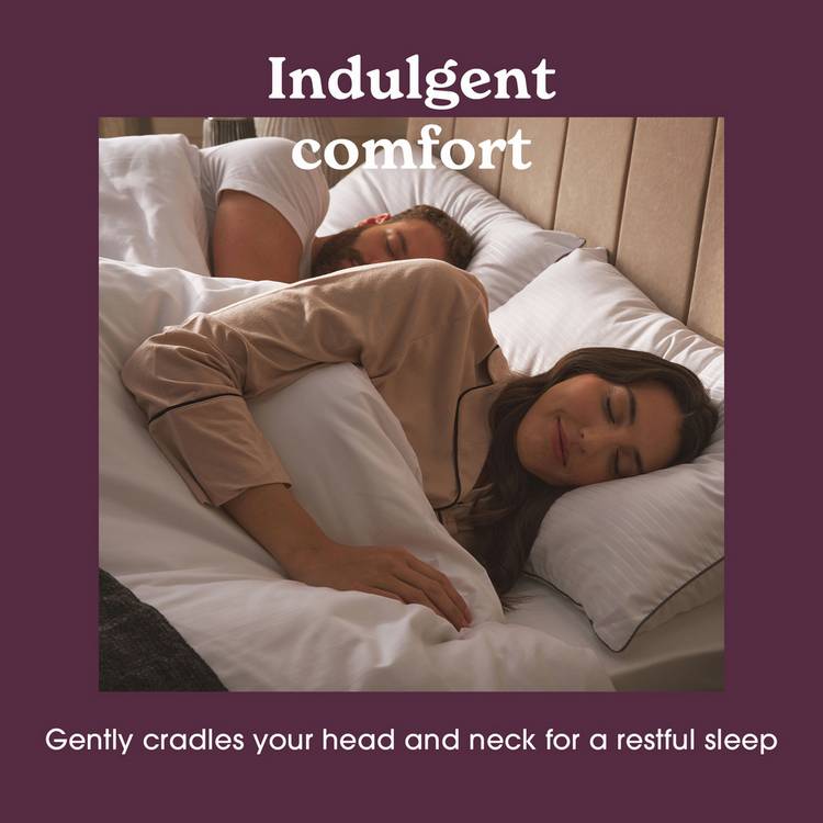 Sleepeezee Hotel Luxe medium pillow 2 pack (British brand)