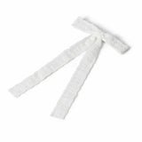 Flitzy white lace bow hairclip, imported from the UK