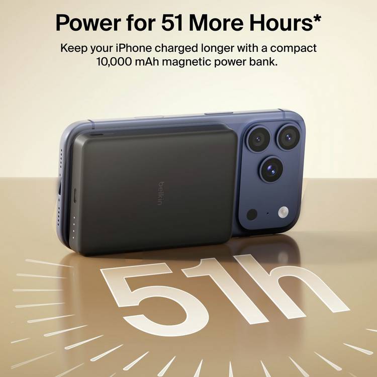 Belkin slimline magnetic power bank 10000mAh (British brand)