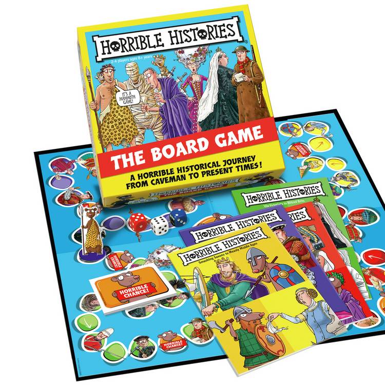 Horrible Histories educational board game - British product