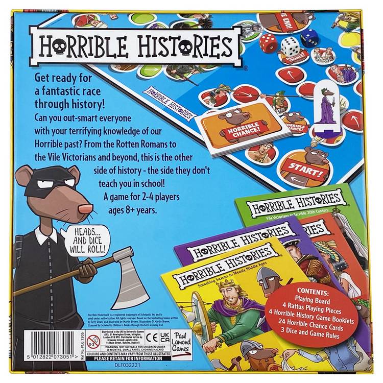 Horrible Histories educational board game - British product