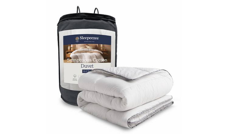 Sleepeezee cotton duvet 10.5 tog single, imported from the UK
