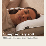 Sleepeezee Sumptuous Cotton Medium Pillow 74x48cm - British product