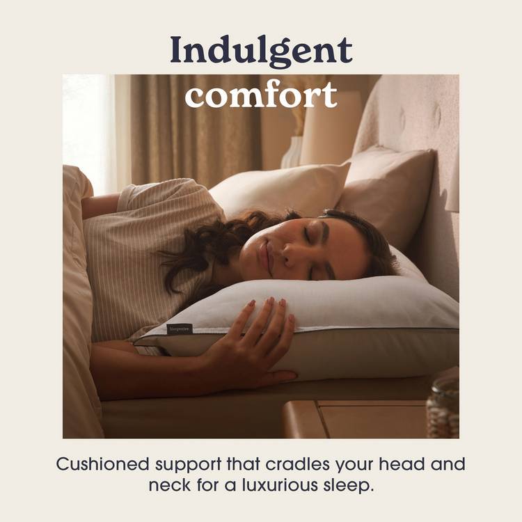 Sleepeezee Sumptuous Cotton Medium Pillow 74x48cm - British product