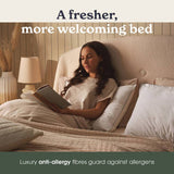 Sleepeezee Sumptuous Cotton Medium Pillow 74x48cm - British product