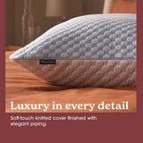 Sleepeezee All Seasons memory foam medium pillow 74x48cm, imported from the UK