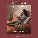 Sleepeezee All Seasons memory foam medium pillow 74x48cm, imported from the UK