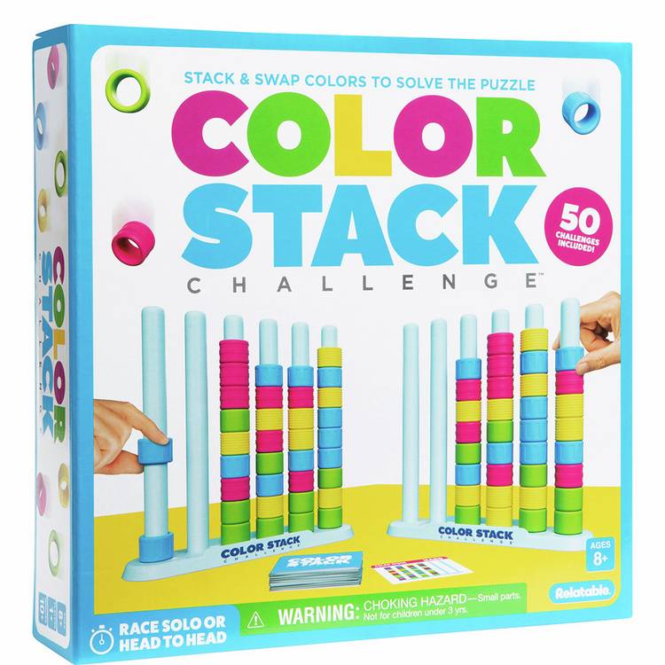 Color Stack Challenge Game head-to-head puzzle race, imported from the UK