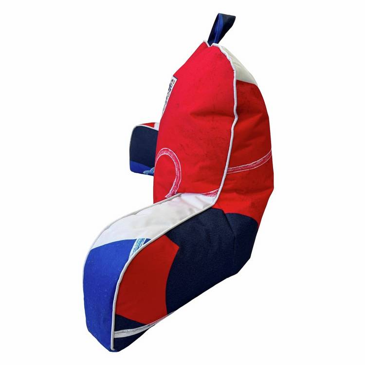 Kaikoo England cuddle cushion red blue (British brand)