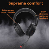 Deltaco DH330 wireless gaming headset black over-ear (British brand)