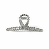 Freedom crystal silver-tone hair claw, imported from the UK