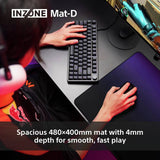 Sony INZONE Mat-D gaming mouse pad L48 W40 D0.4cm, UK version