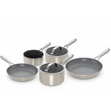 Argos Ninja Ceramic Pro 5 Piece Non Stick Aluminium Pan Set Silver- Buy online at McGrocer