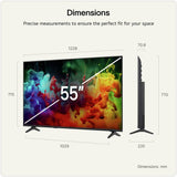 LG QNED70 Mini LED TV 55 inch, UK version