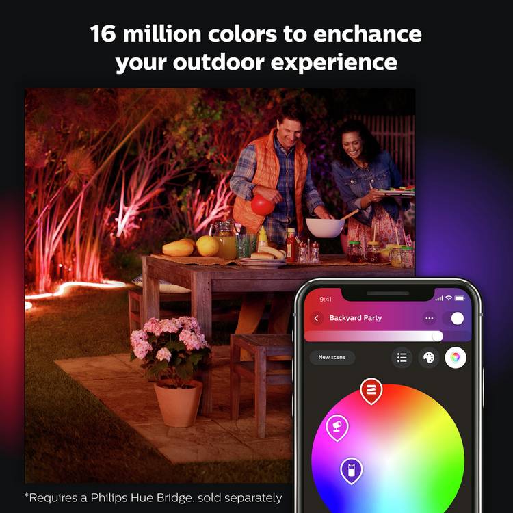 Philips Hue Outdoor Lightstrip 2m Bluetooth (British brand)