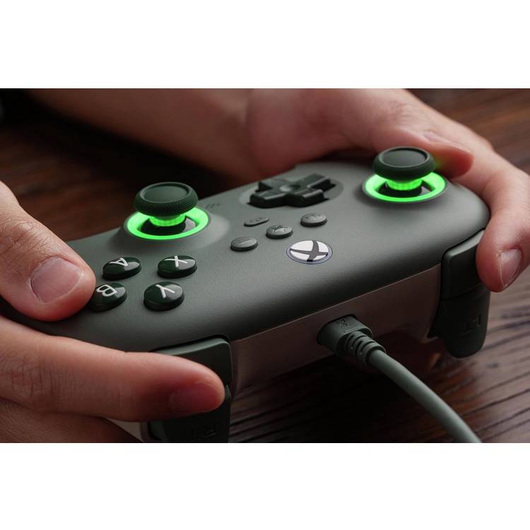 8BitDo C Wired Controller Green, imported from the UK