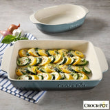 Crockpot 2-piece stoneware baking dish set, imported from the UK