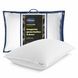 Argos Silentnight Hungarian Goose Feather and Down Medium Pillow- Buy online at McGrocer