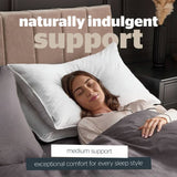 Silentnight Hungarian goose feather and down medium pillow, UK version