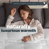 Silentnight Hungarian goose down duvet double, imported from the UK